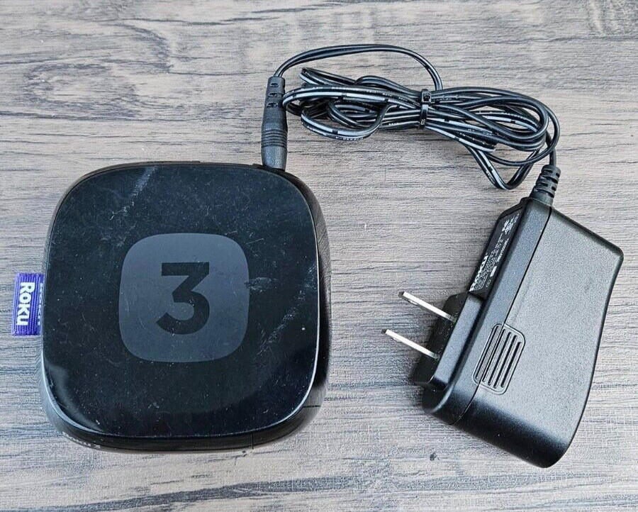 Roku 3 (4200X) Streaming Media Player (NO REMOTE) T47