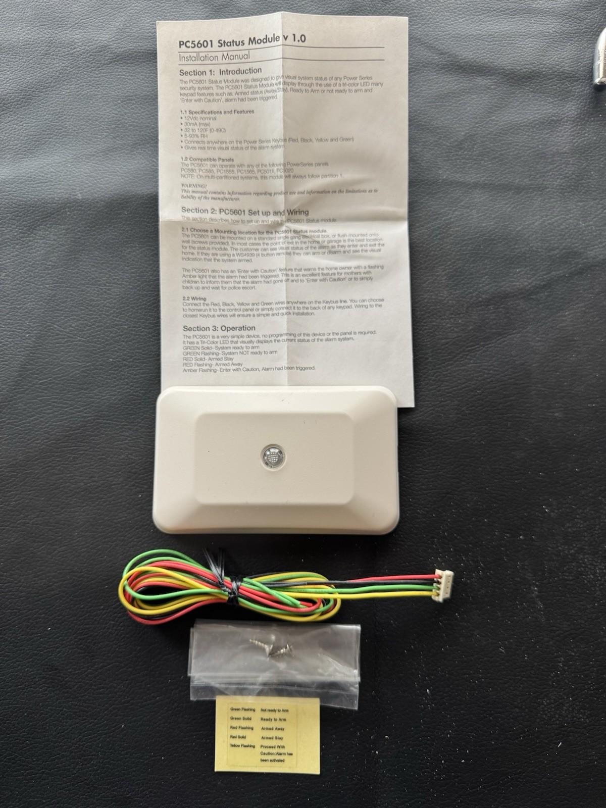 DSC PC 5601 Status Module
