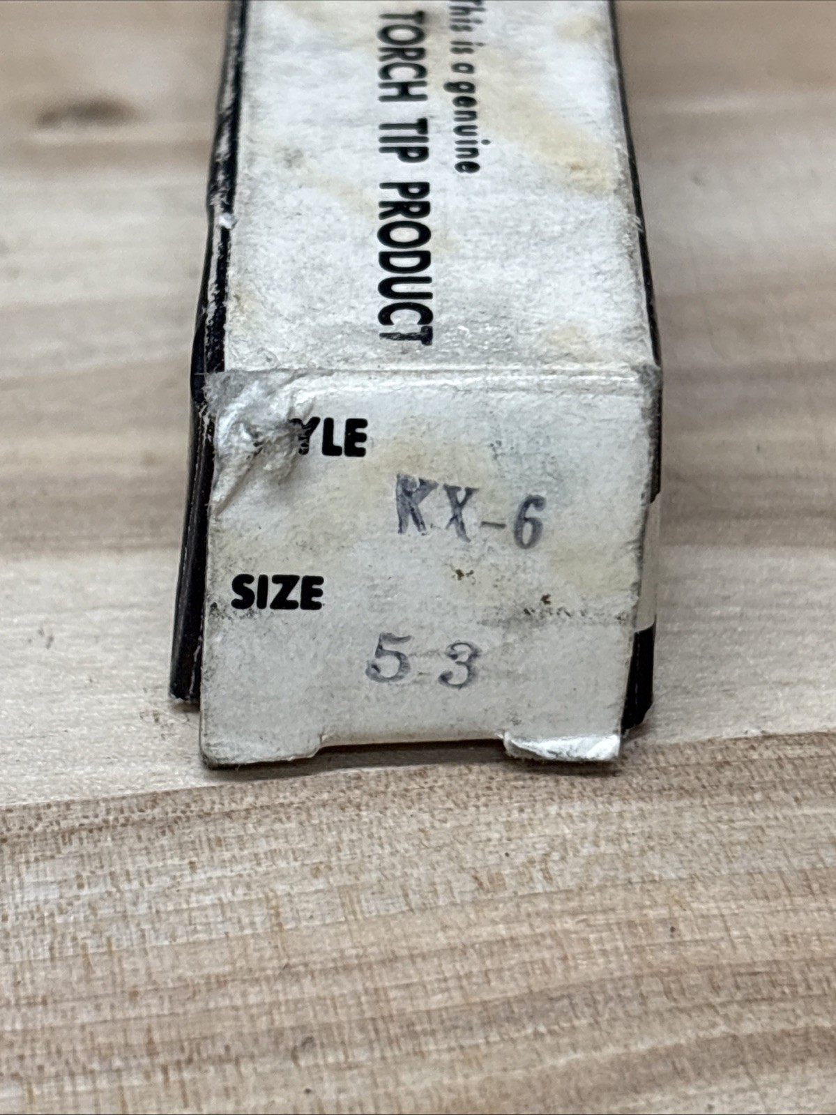 National Torch Cutting Tip KX-6 Size 53 NOS New Original Packaging