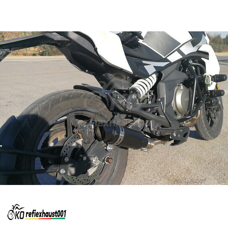 For CF-Moto 650NK 400NK Mid Exhaust Link Pipe Stainless Steel 51mm Connect Pipe