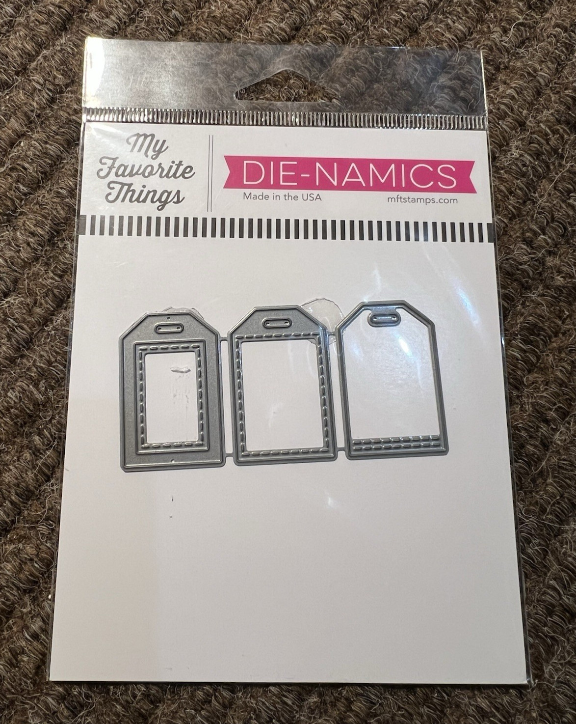 My Favorite Things Die-Namics  MFT-1064 "Stitch Tiny Tags" New NOS