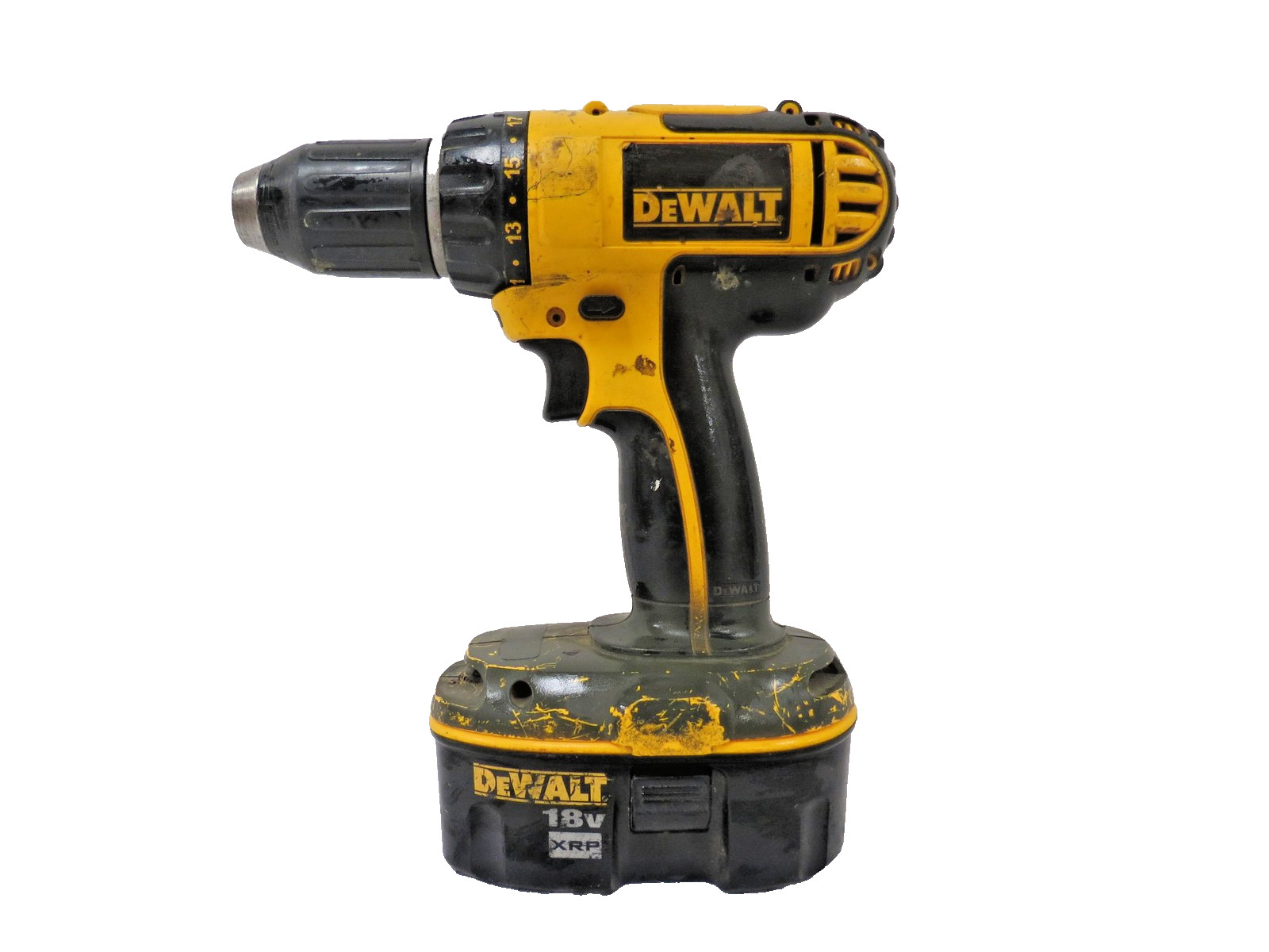 DEWALT DC720 18V 1/2 in Cordless Drill Driver w/ XRP Battery Untested 2-Speed