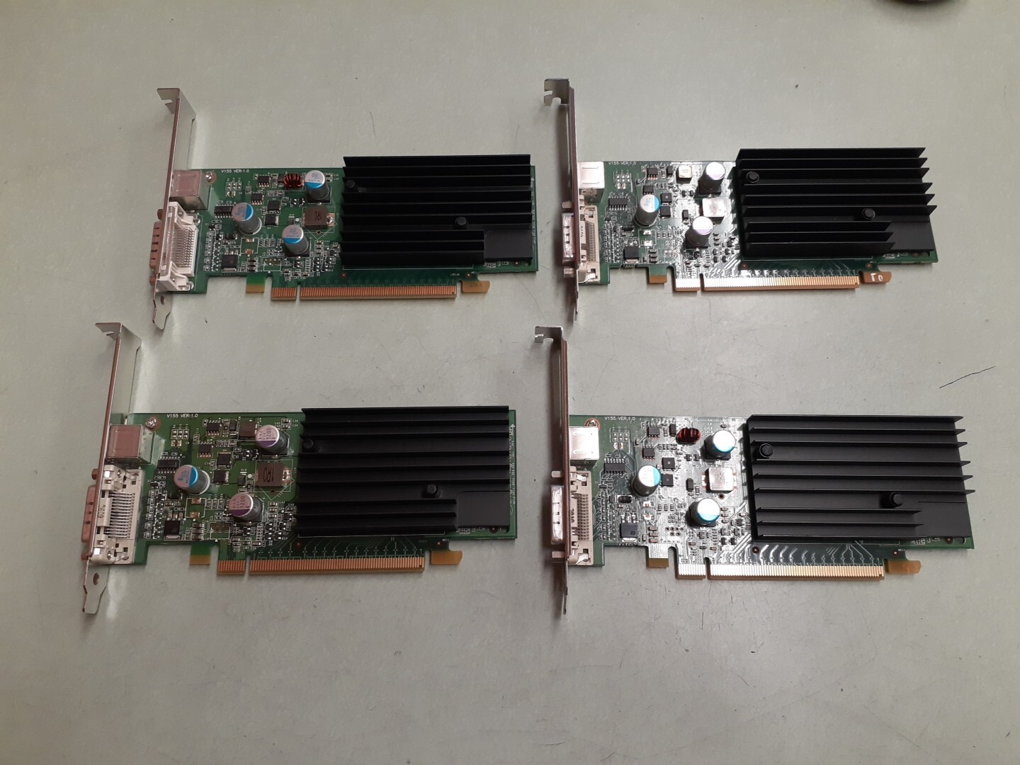 (4) Dell NIVIDIA GeForce 9300 256MB PCIe Video Card 0K192G K192G