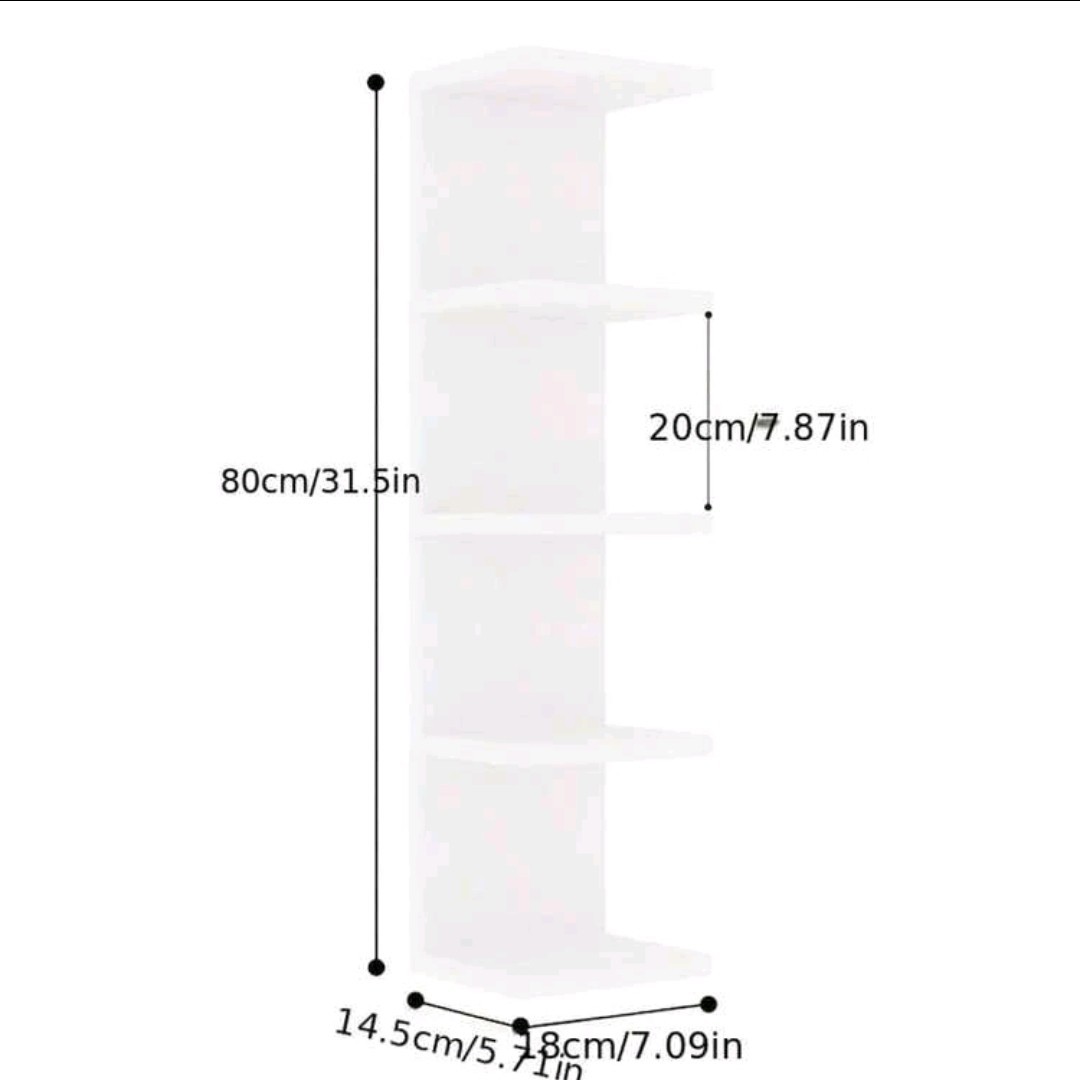 3/5 Layer Wall Frame Unit - Floating Frame Wall Frame Multifunctional Wall Shelf