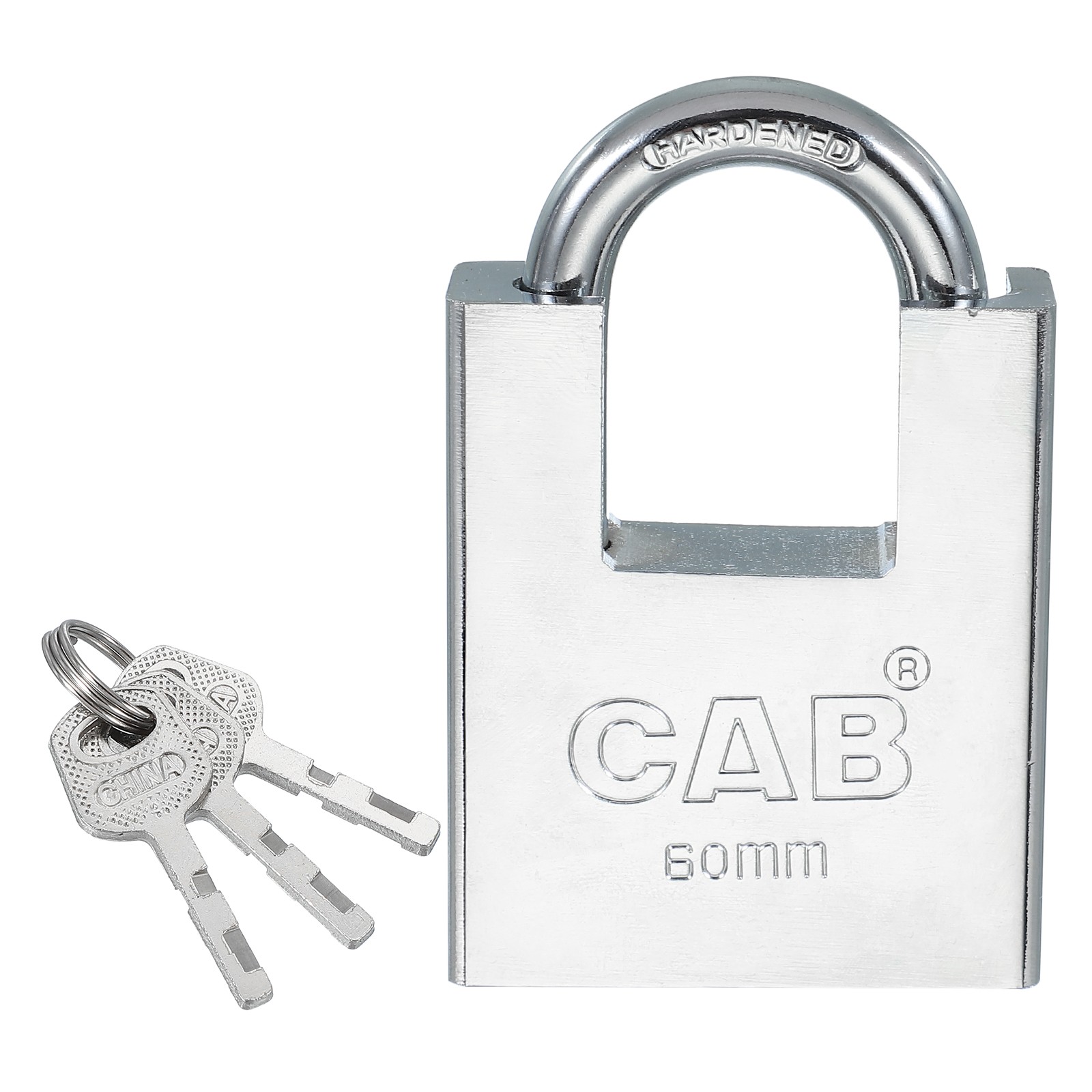 58mm (2-1/4")Steel Padlocks, Keyed Different Pin Tumbler Padlock with Keys