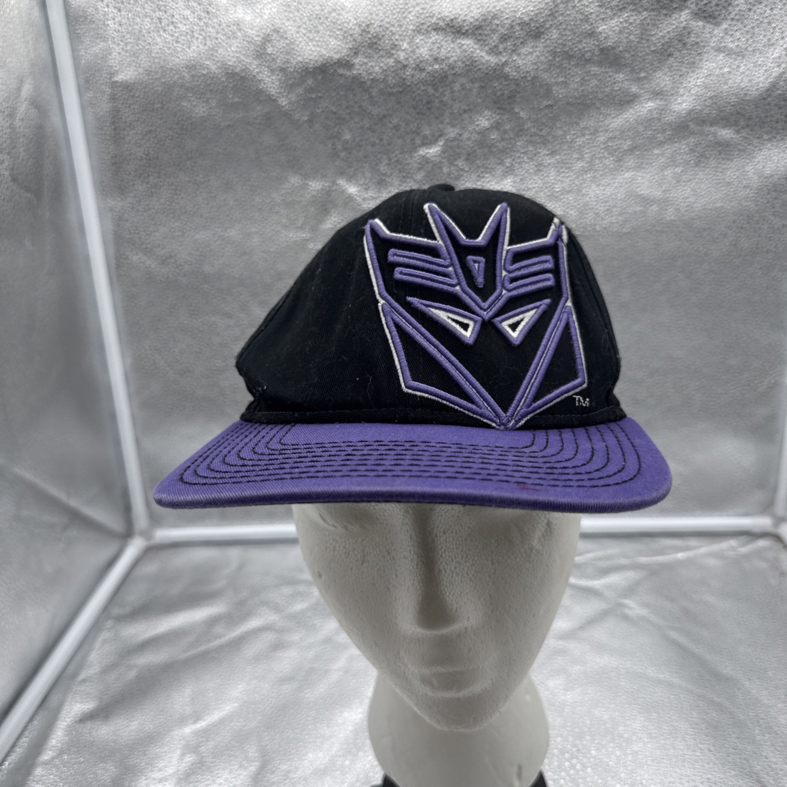 Transformers Black Purple Cartoon Underbill Hat Cap SnapBack