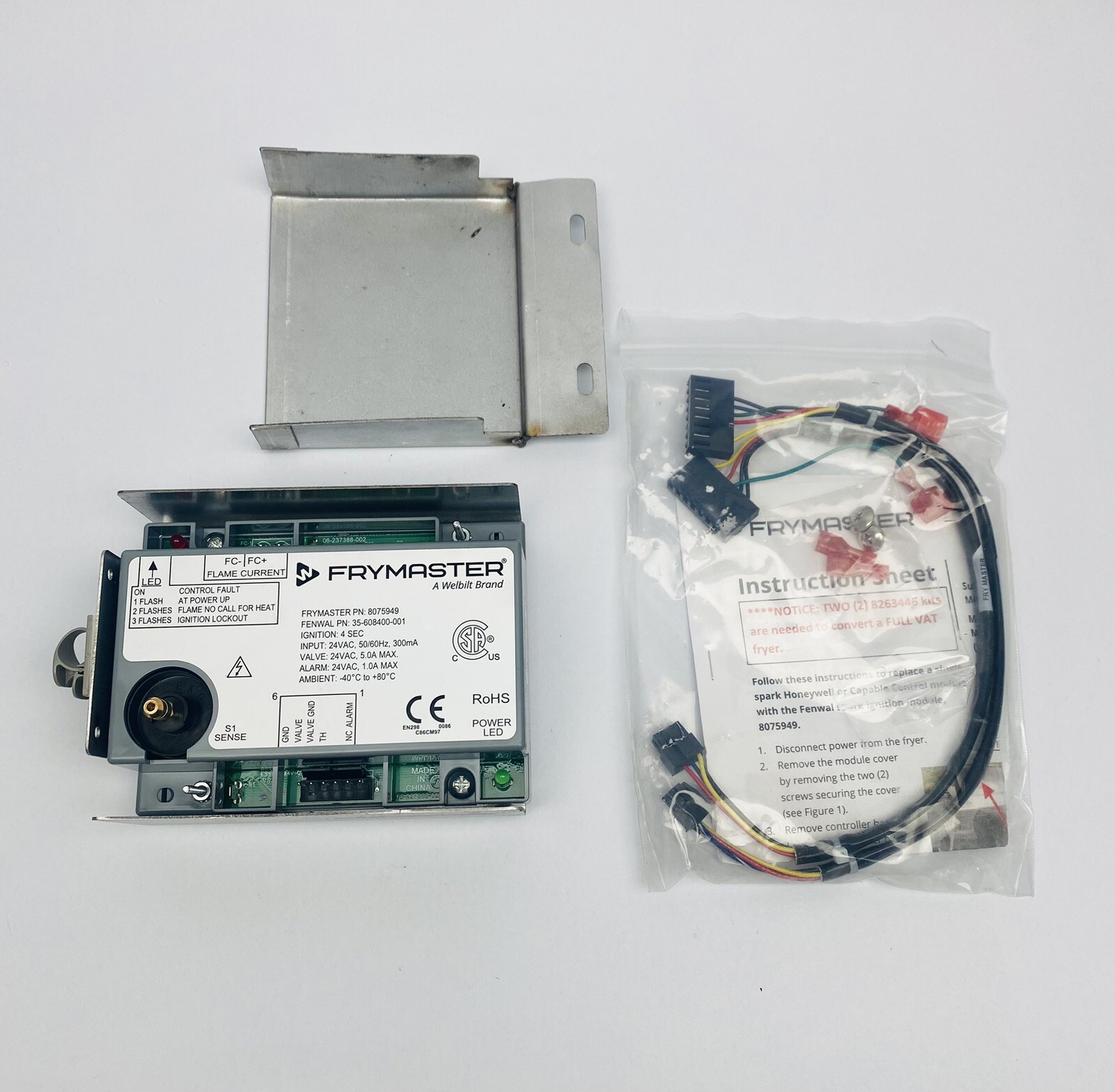 8263446 Frymaster Kit, Fenwal Mod Lov Service