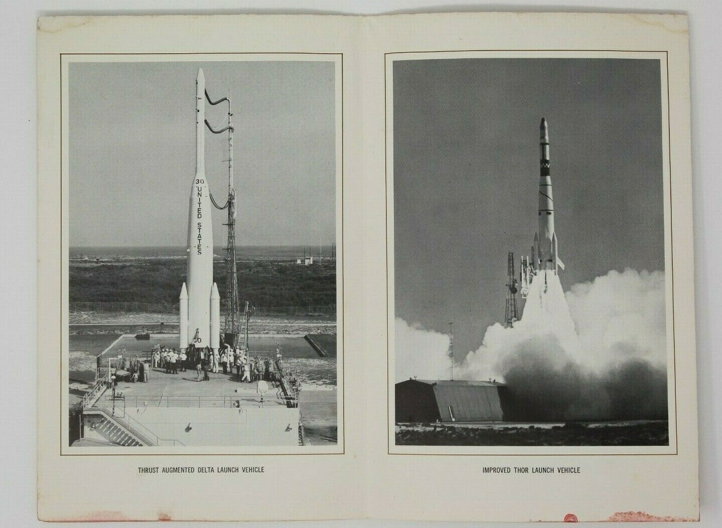 Douglas Space Vehicles Fold Out Mailable Advertisement Space Systems Division