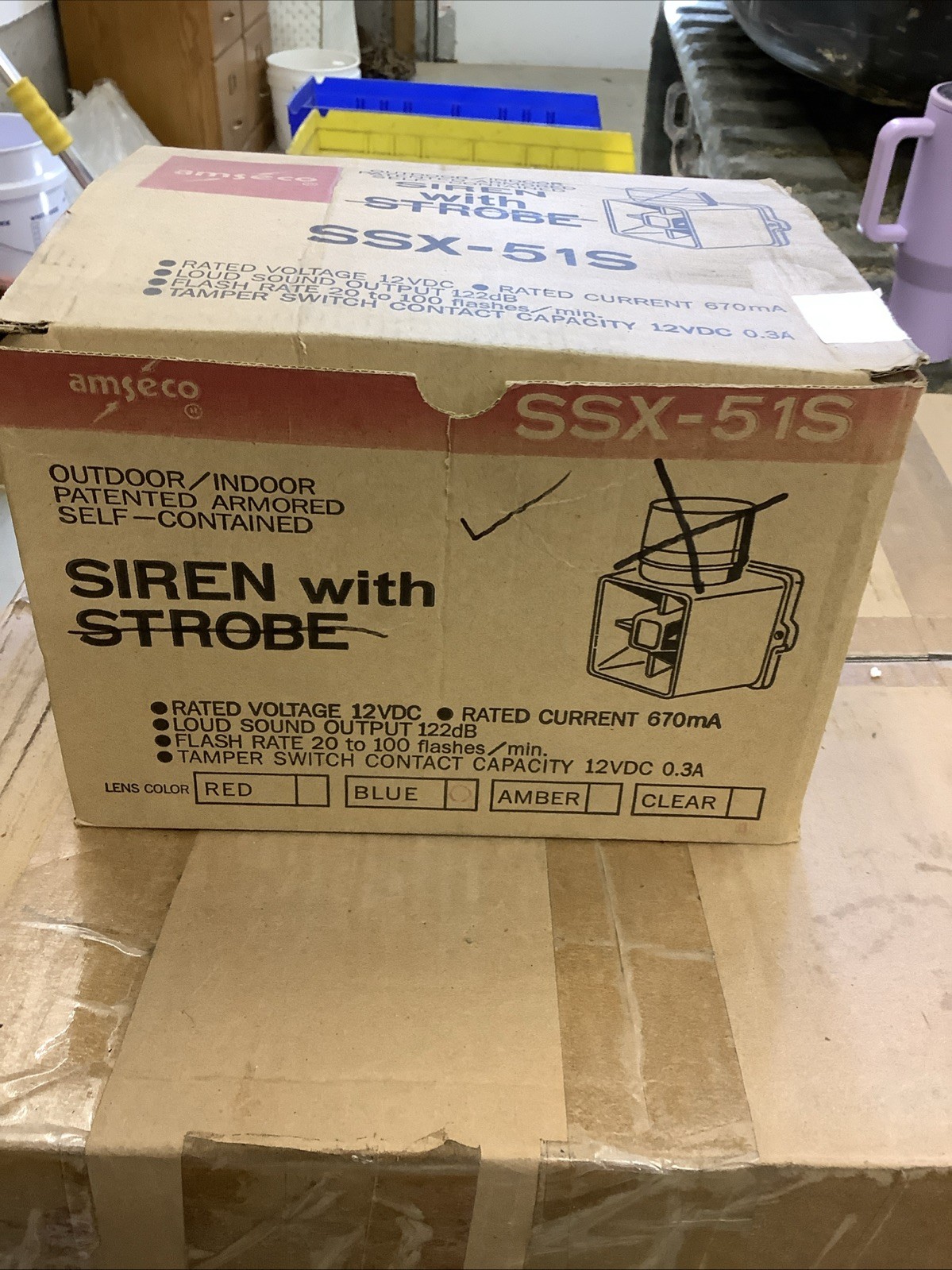 Amseco Armored Self-Contained Siren SSX-51S