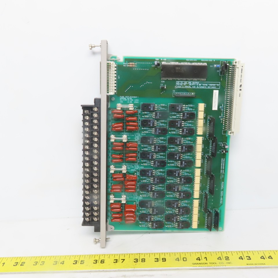Siemens Texas Instruments 505-4632 Digital Output Module PLC Card Board 24-110V