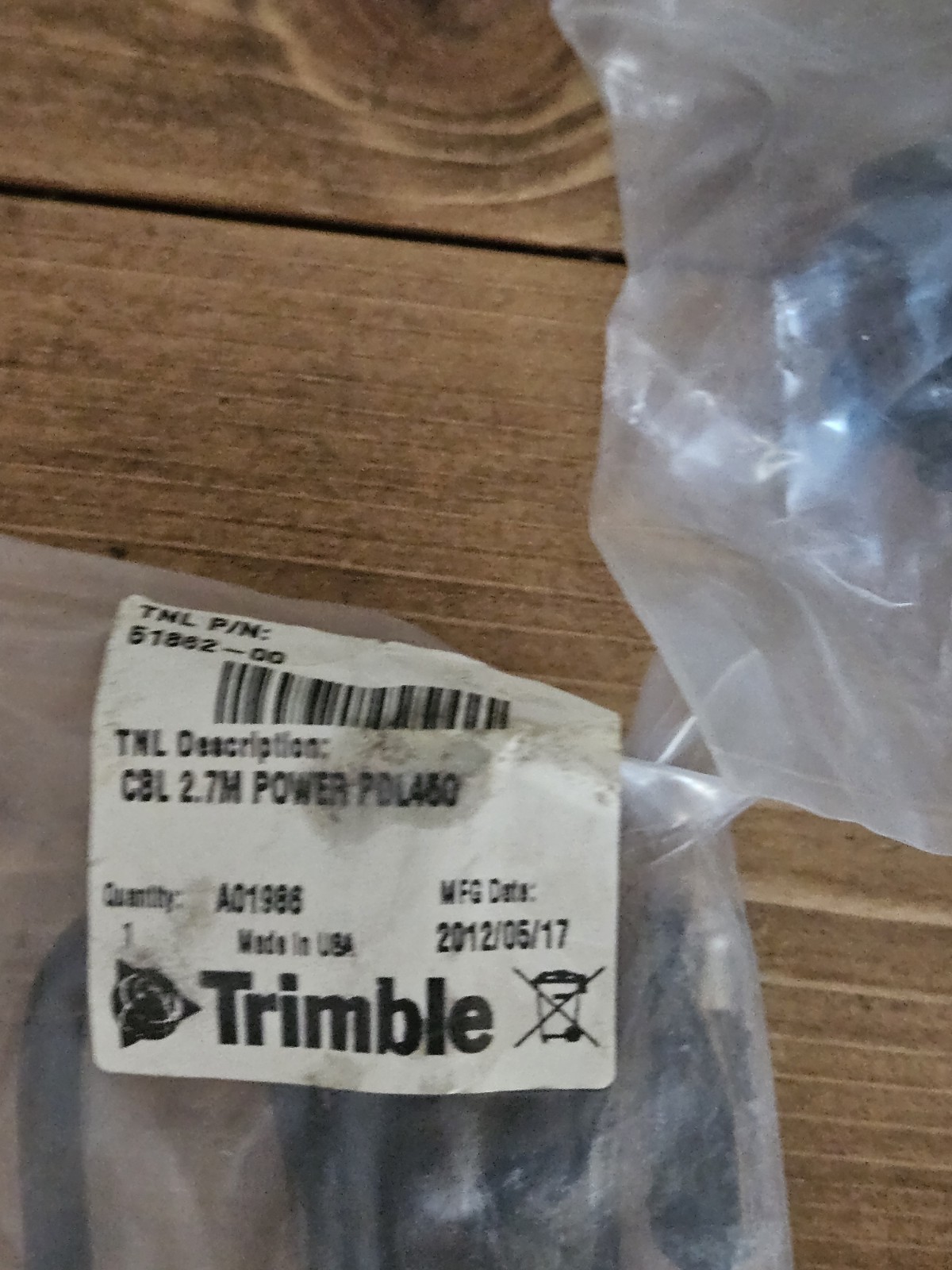 3 New Trimble 51862-00 9' cables