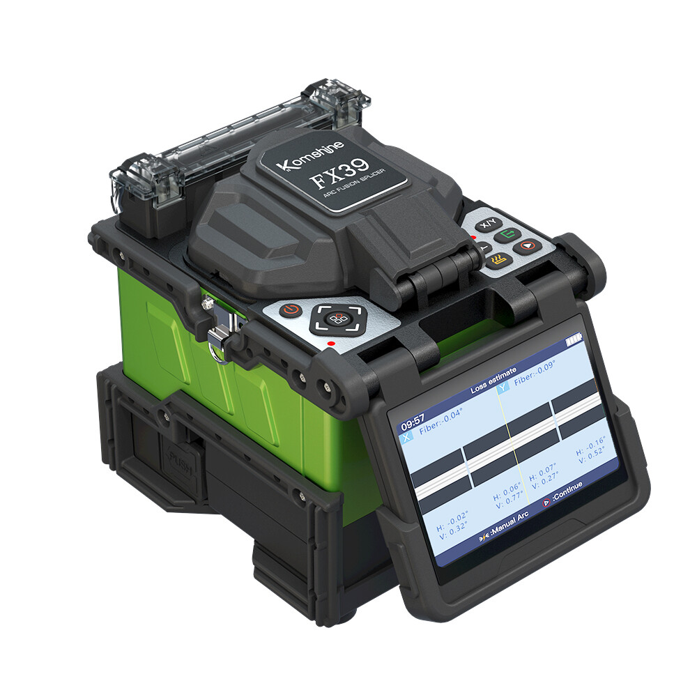6 Motors Backbone Fusion Splicer FX39 Core Alignment Empalmadora de fibra