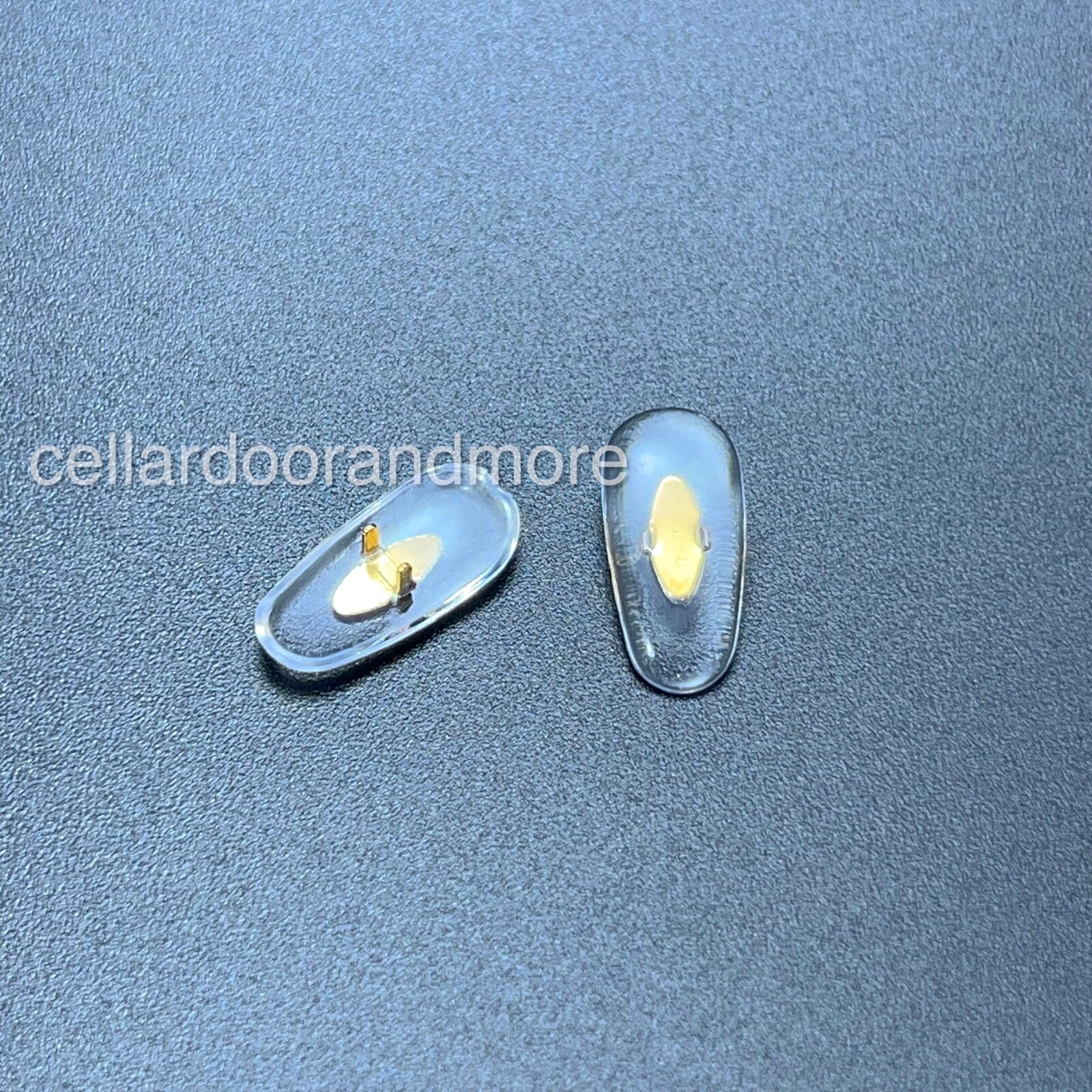 New Nose Pads for Garrett Leight Eyeglasses Sunglasses Gold 16mm Crimp-On GL-23