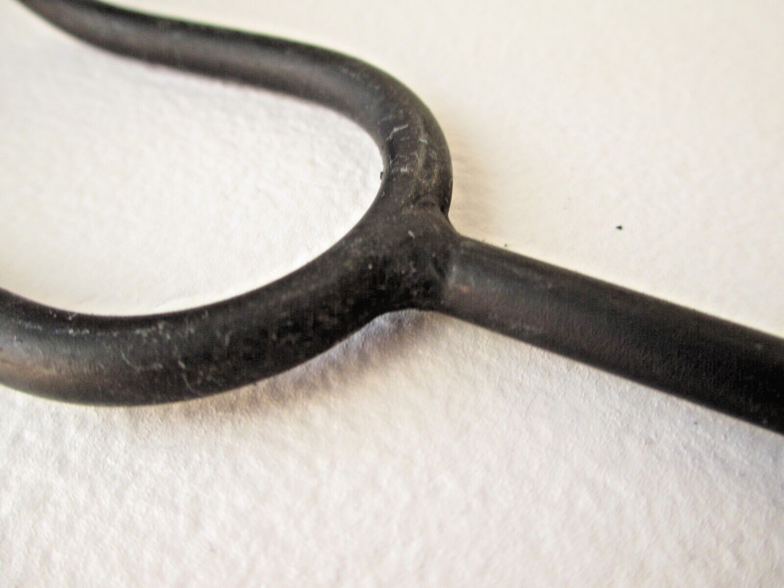 USED Unknown Unbranded Factory Approx. 23" Long Hooked Fork Tool W/ Loop Handle
