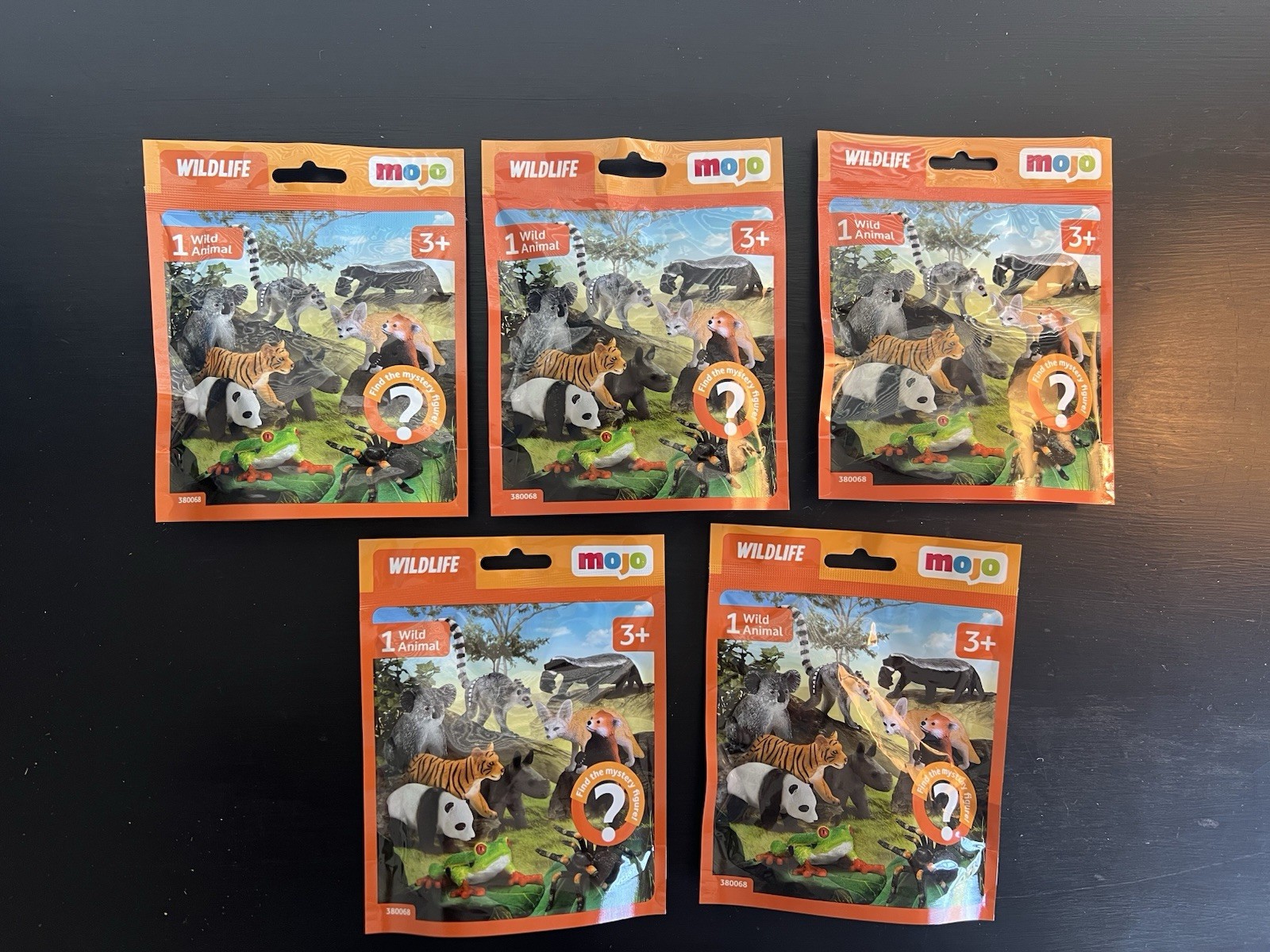 MOJO Wildlife Wild Animal Figure Blind Bag Lot of 5, NEW/SEALED - Free Shipping!