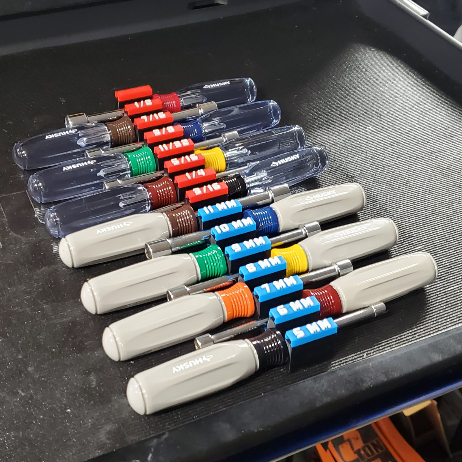 Nut Driver Organizer