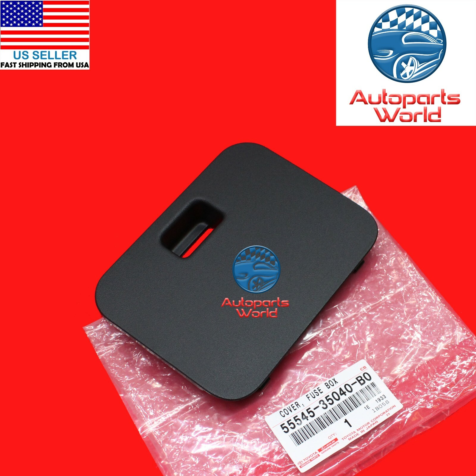 GENUINE TOYOTA 07-14 FJ CRUISER GRAY DASH PANEL FUSE BOX COVER 55545-35040-B0
