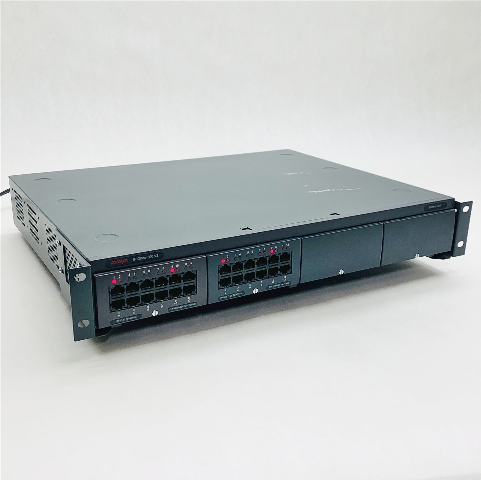 Avaya IP Office 500 V2 Control Unit PCS13 700476005 w/700504556 700431778 Module