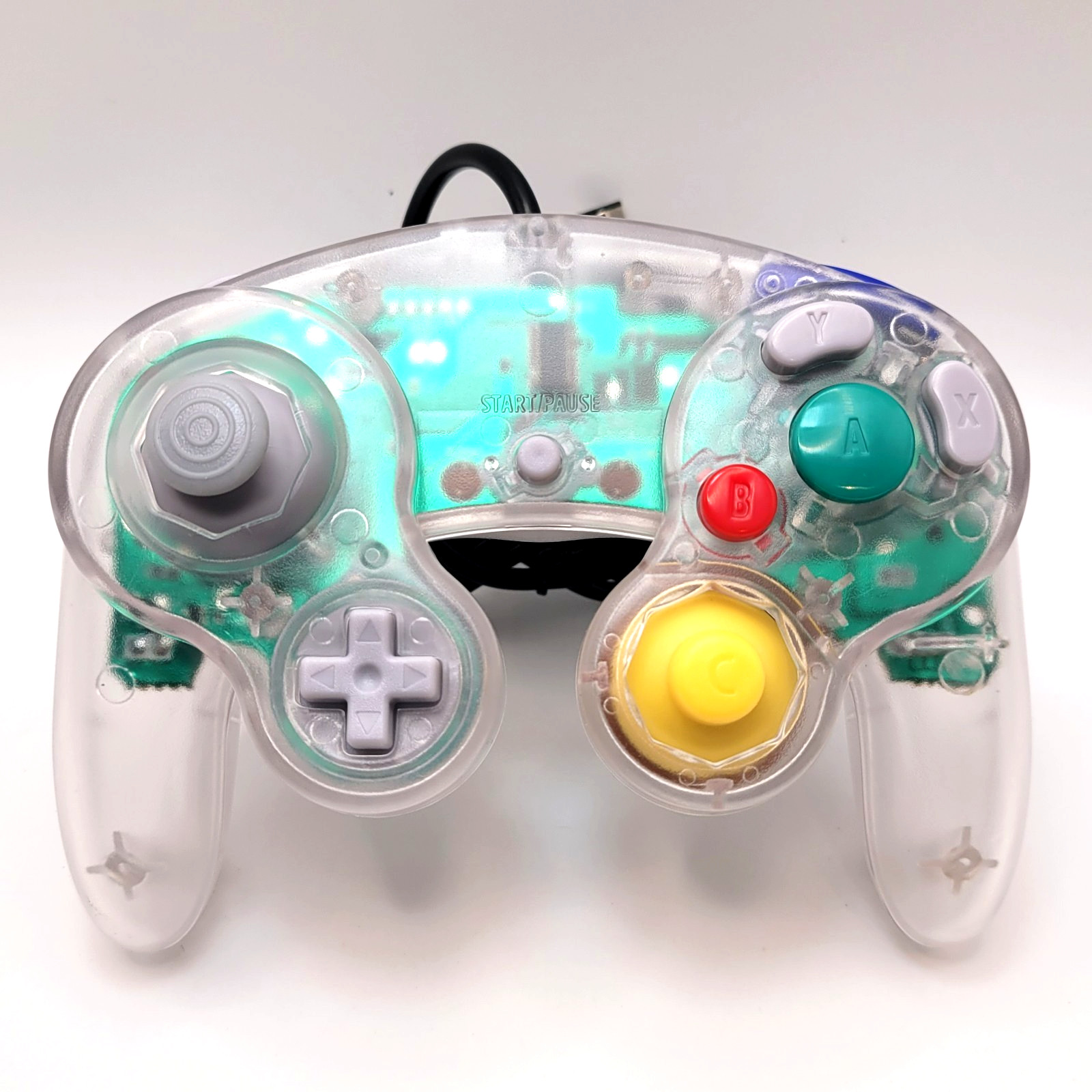 Nintendo GameCube Controller Game Pad For NGC - Wii Console - Clear