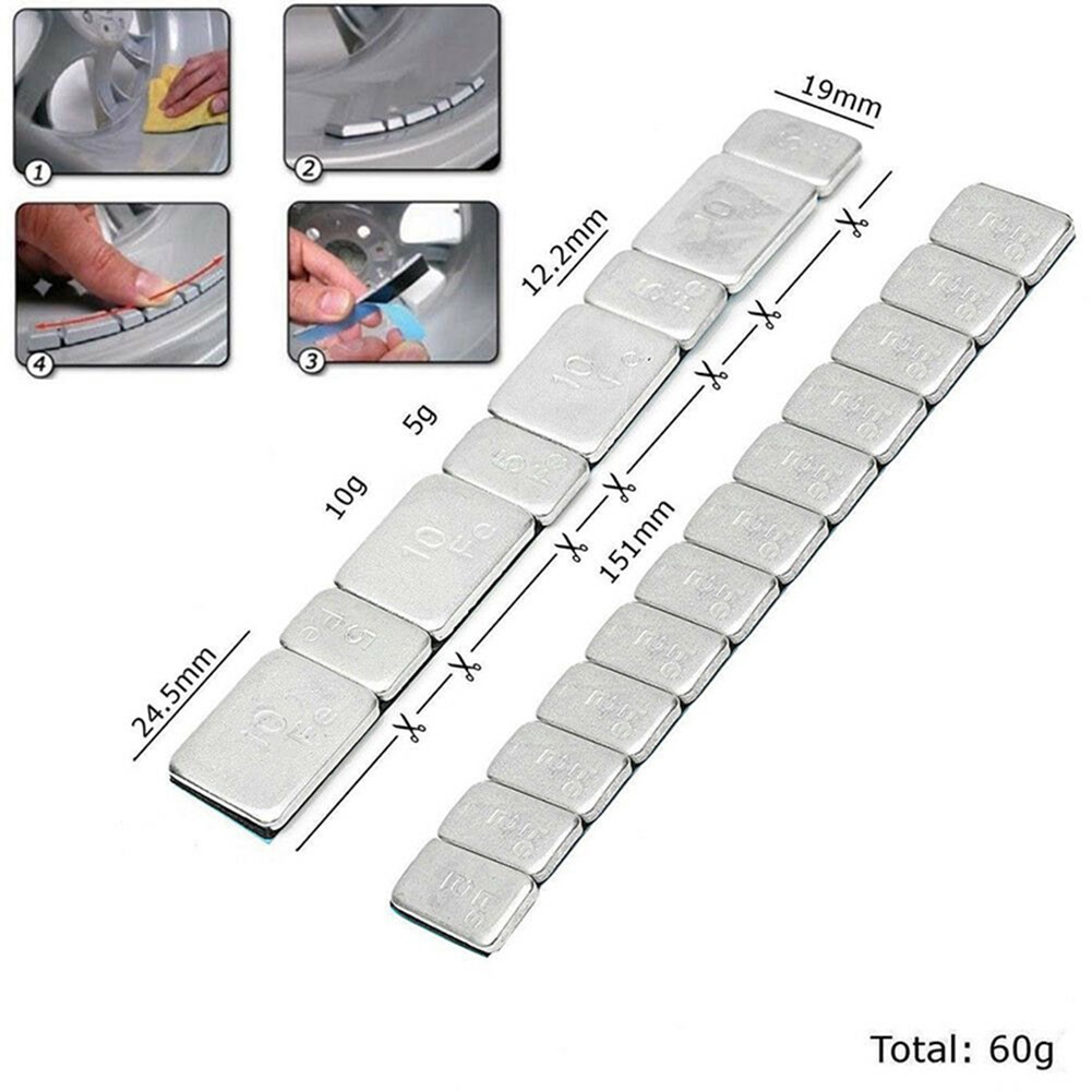 Wheel Balance Weight HOT De Da Carro Adesivo Wheel Ferro Weight Balanceador