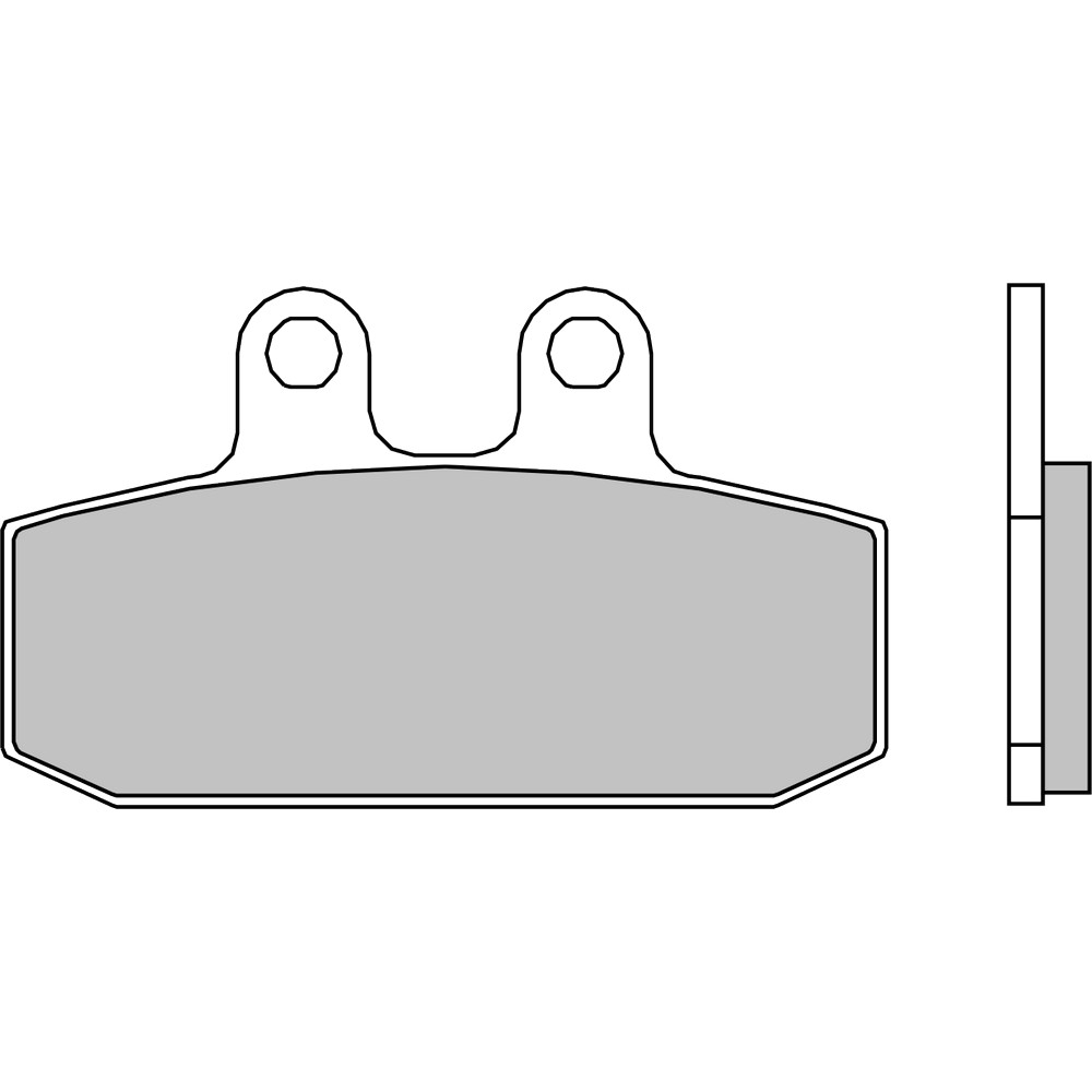 2888 - Electric Brake Pads 07GR13CC Compatible with Moto Guzzi V9 Roamer 850