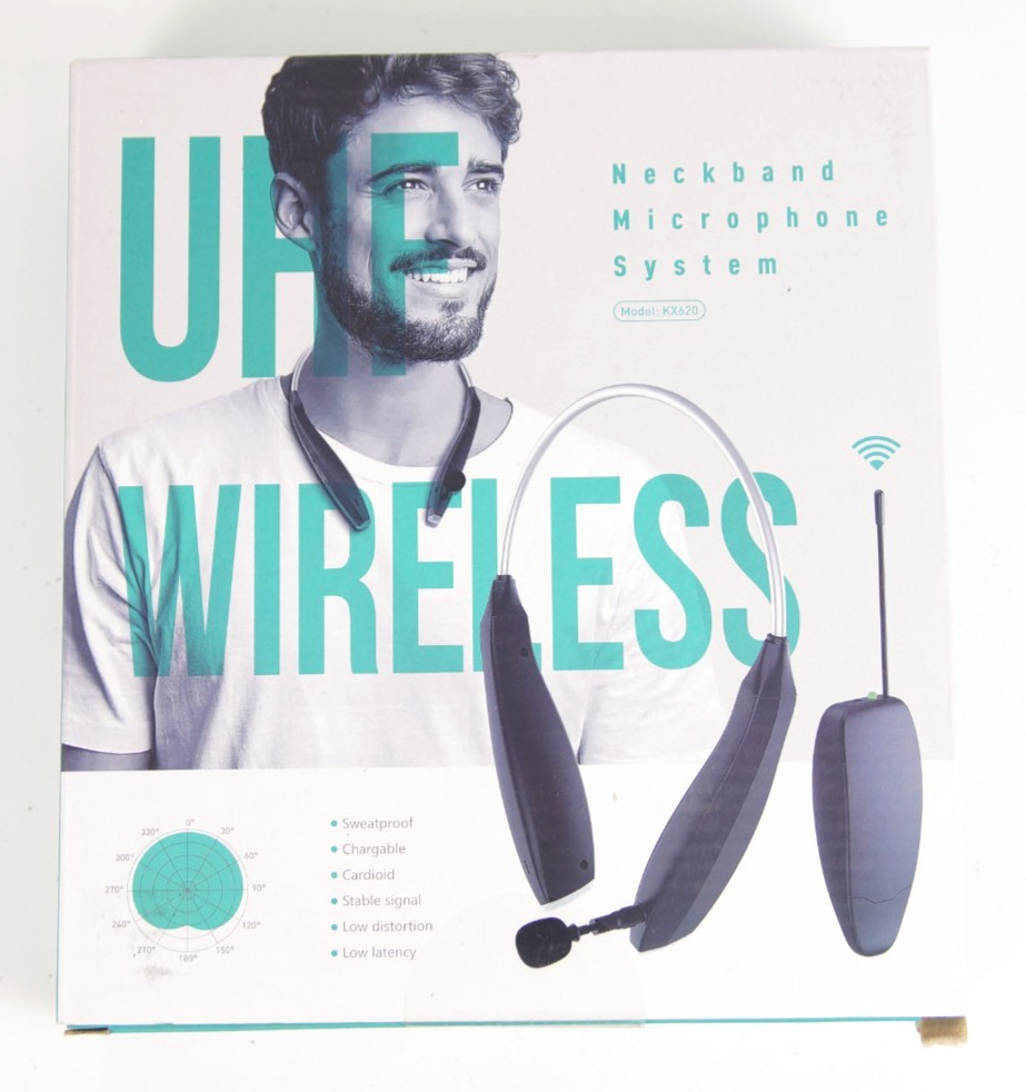 UHF Wireless Neckband Microphone System
