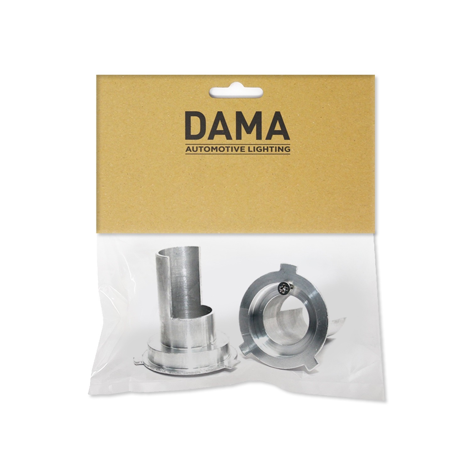 H4 9003 to D2S D2R HID Xenon Bulb Adapter Shield Cut-Off Retrofit w/ Screw 2X