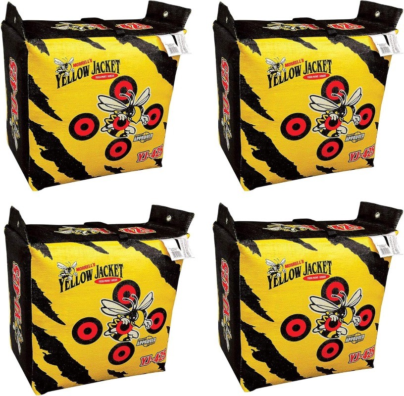 Portable Archery Bag Target with 2 Shooting Sides 10 Bullseyes Carry Handle