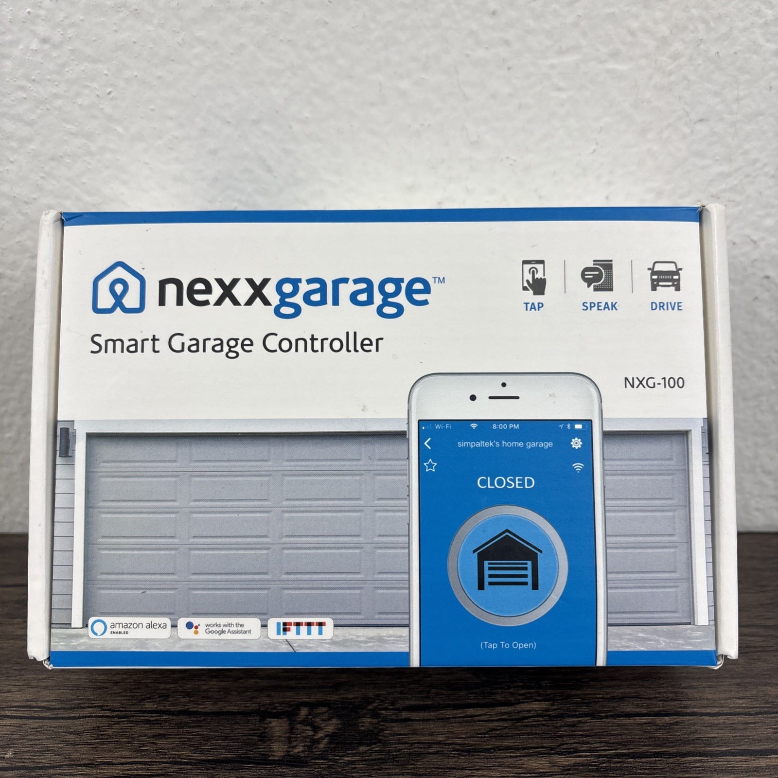 Nexx Garage Smart Garage Controller NXG-100 Remote Control Black New in Box