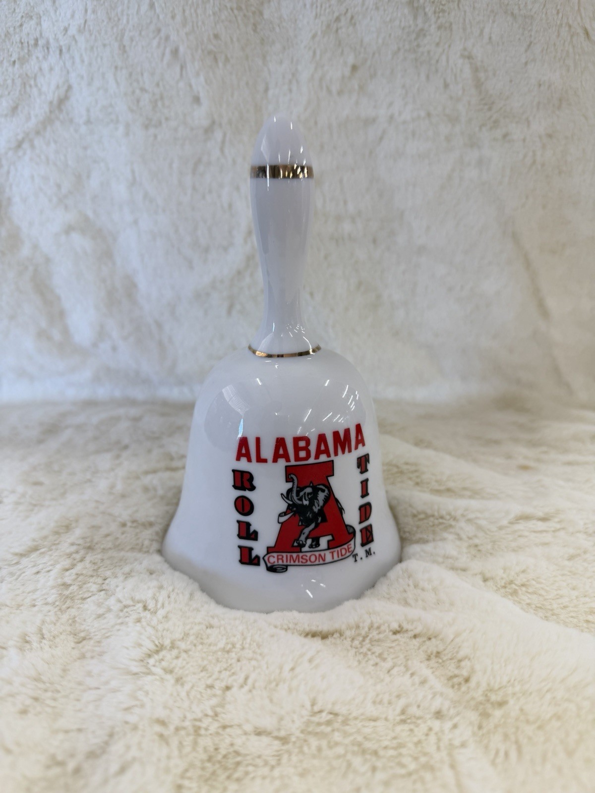 Souvenir Bell Ceramic Porcelain  University Of Alabama
