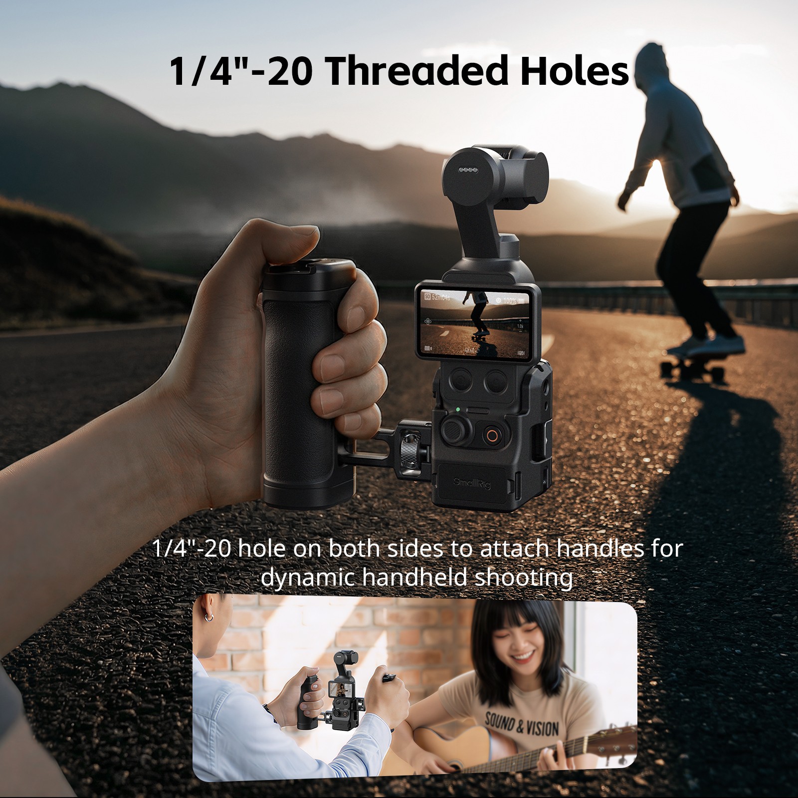 SmallRig Cage for DJI Osmo Pocket 4P / 4 / 3 and Xtra Muse (Basic Edition) 6002