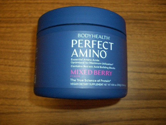 Bodyhealth Perfect Amino Essential Amino Acid Powder, 4.6 oz (20 servings) Berry