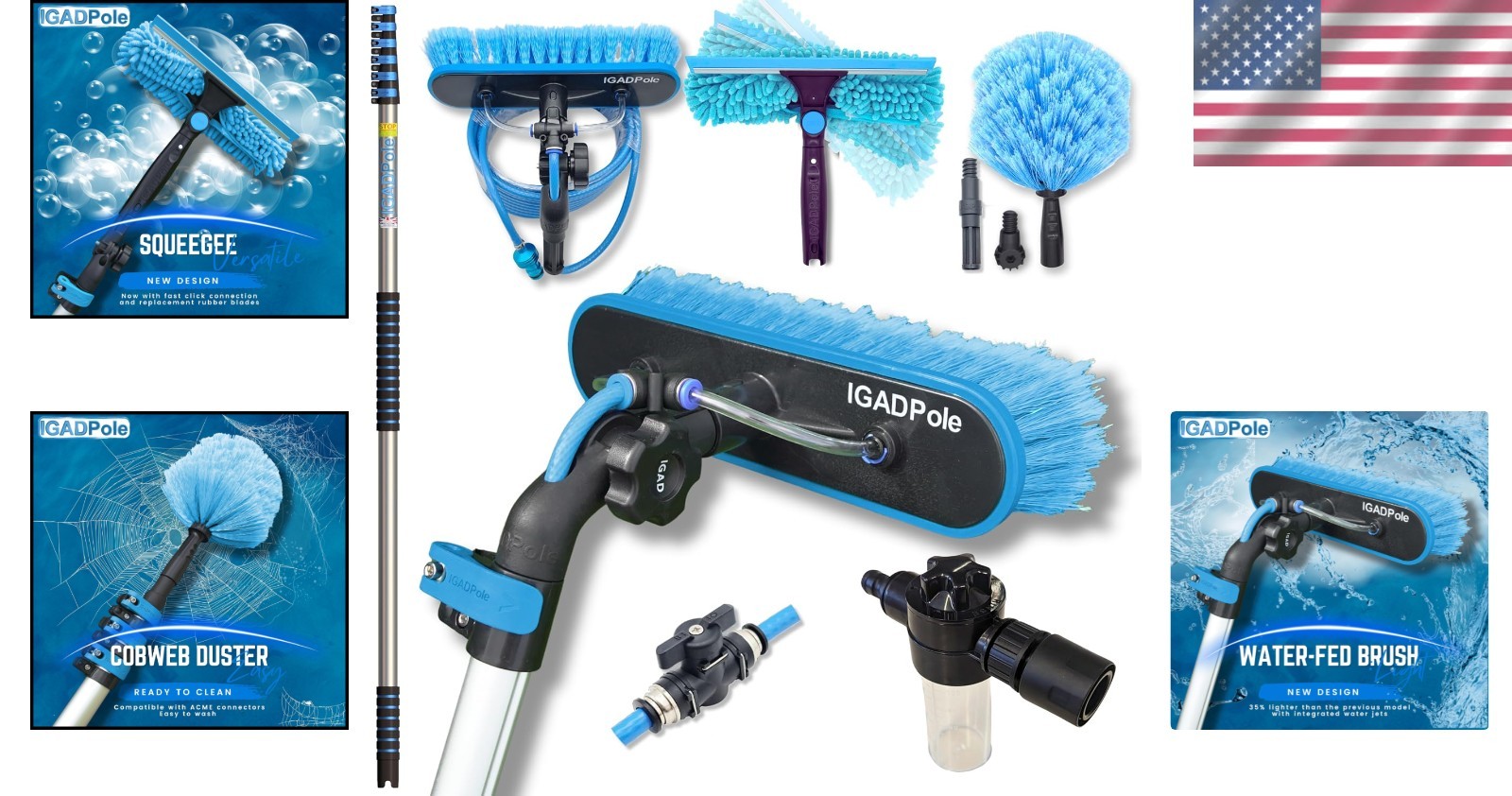 Professional Solar Panel Cleaner Set