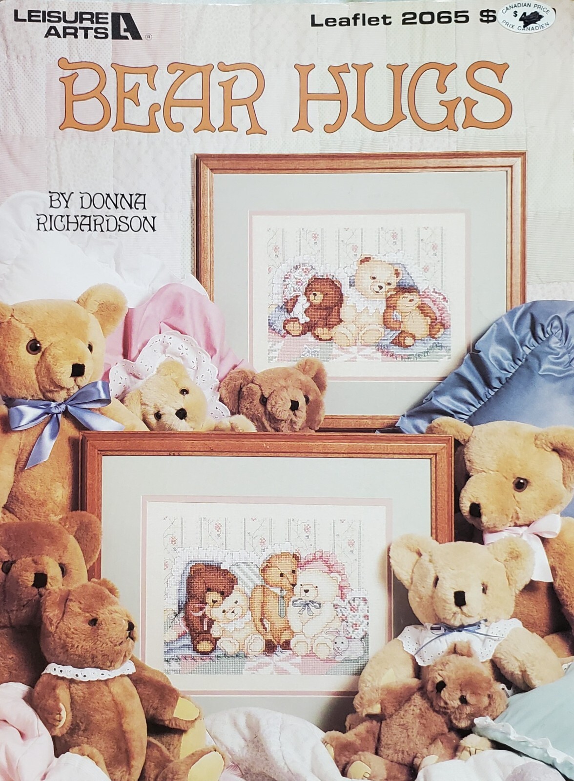 Bear Hugs Baby Cross Stitch Patterns by Leisure Arts