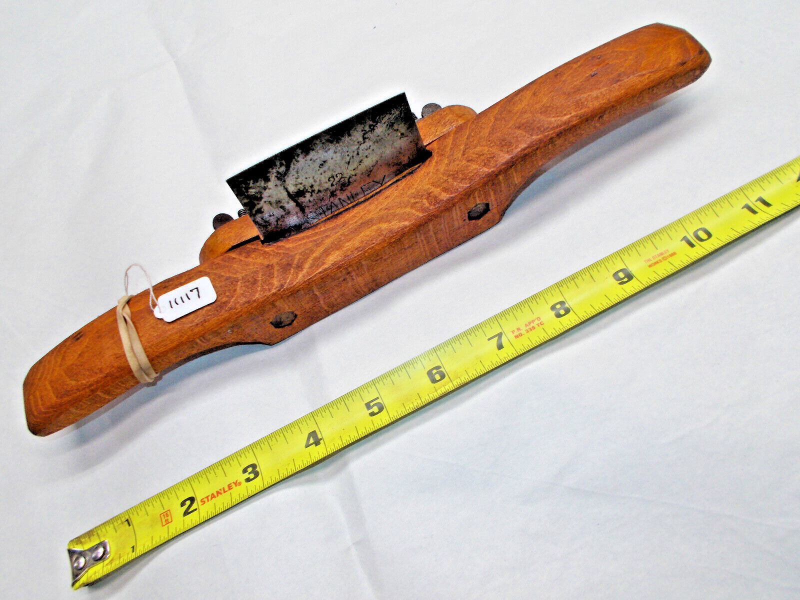 Scraper Made by a Woodworker using a Stanley No. 22  Plane (2-27/32") Blade, USA
