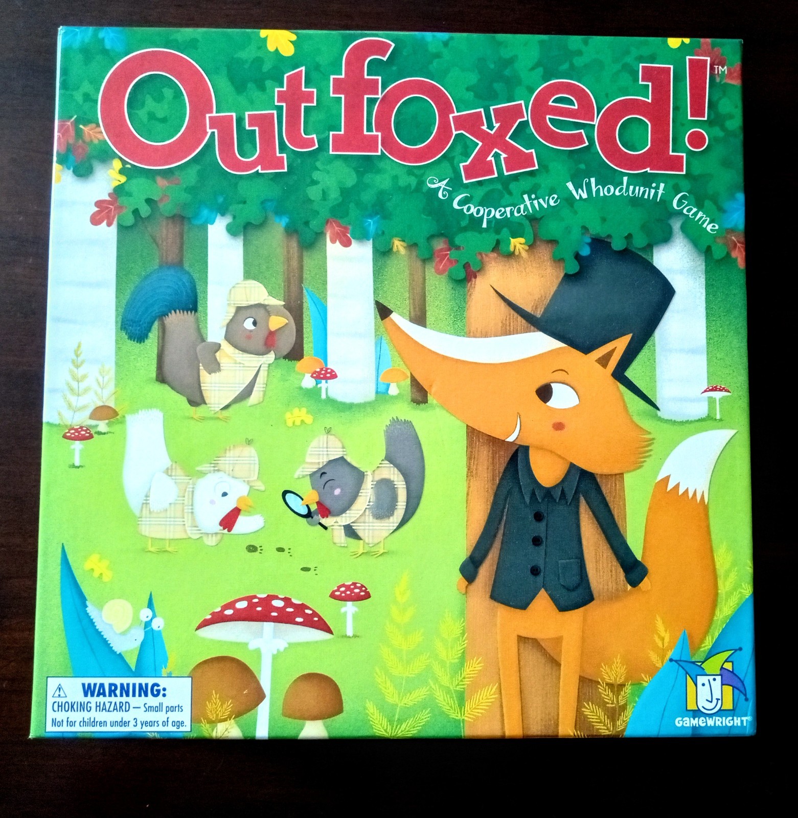 OutFoxed Cooperative Game By Gamewright Replacement Pieces
