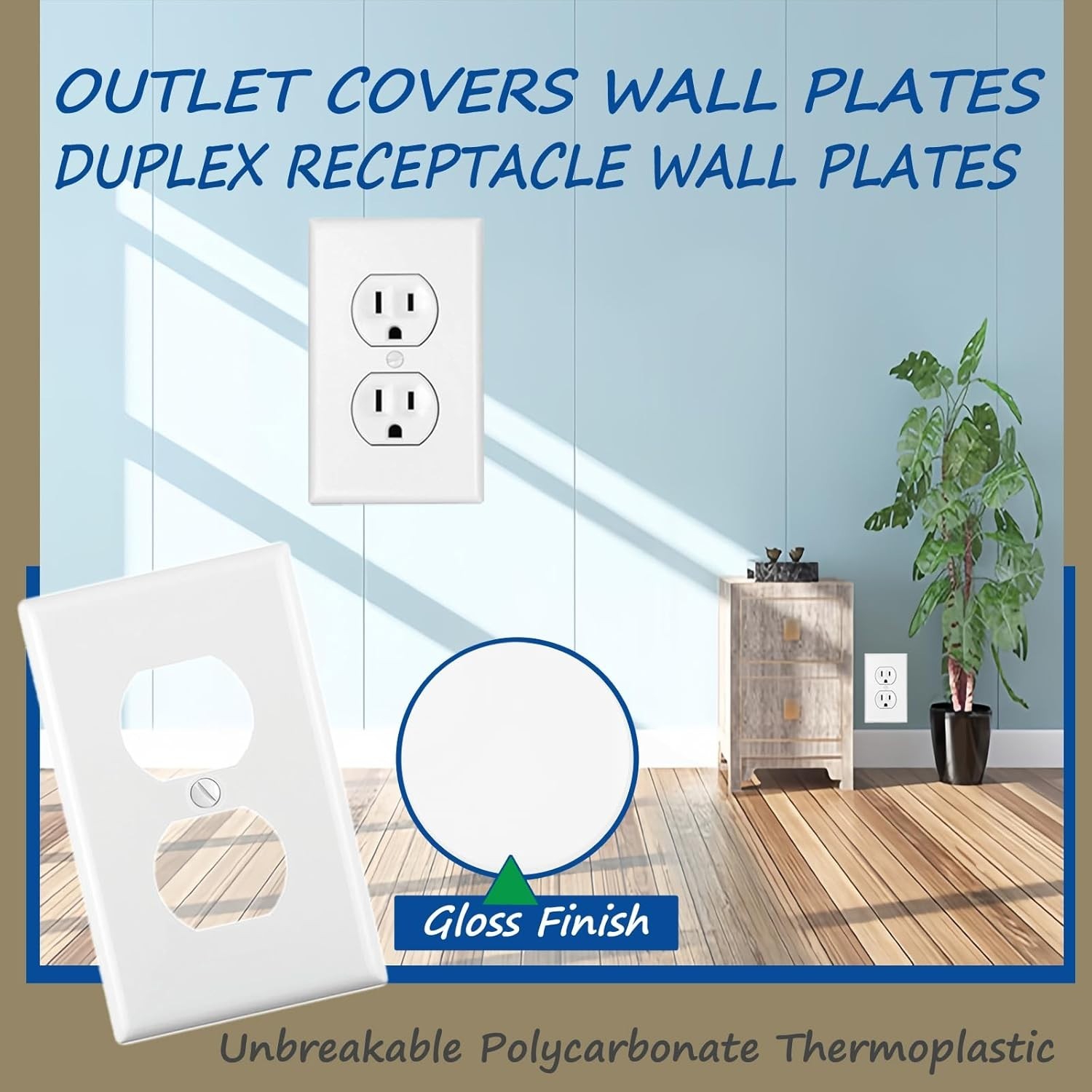 Outlet Covers Wall Plates - Electrical Outlet Covers12-pack Standard Size