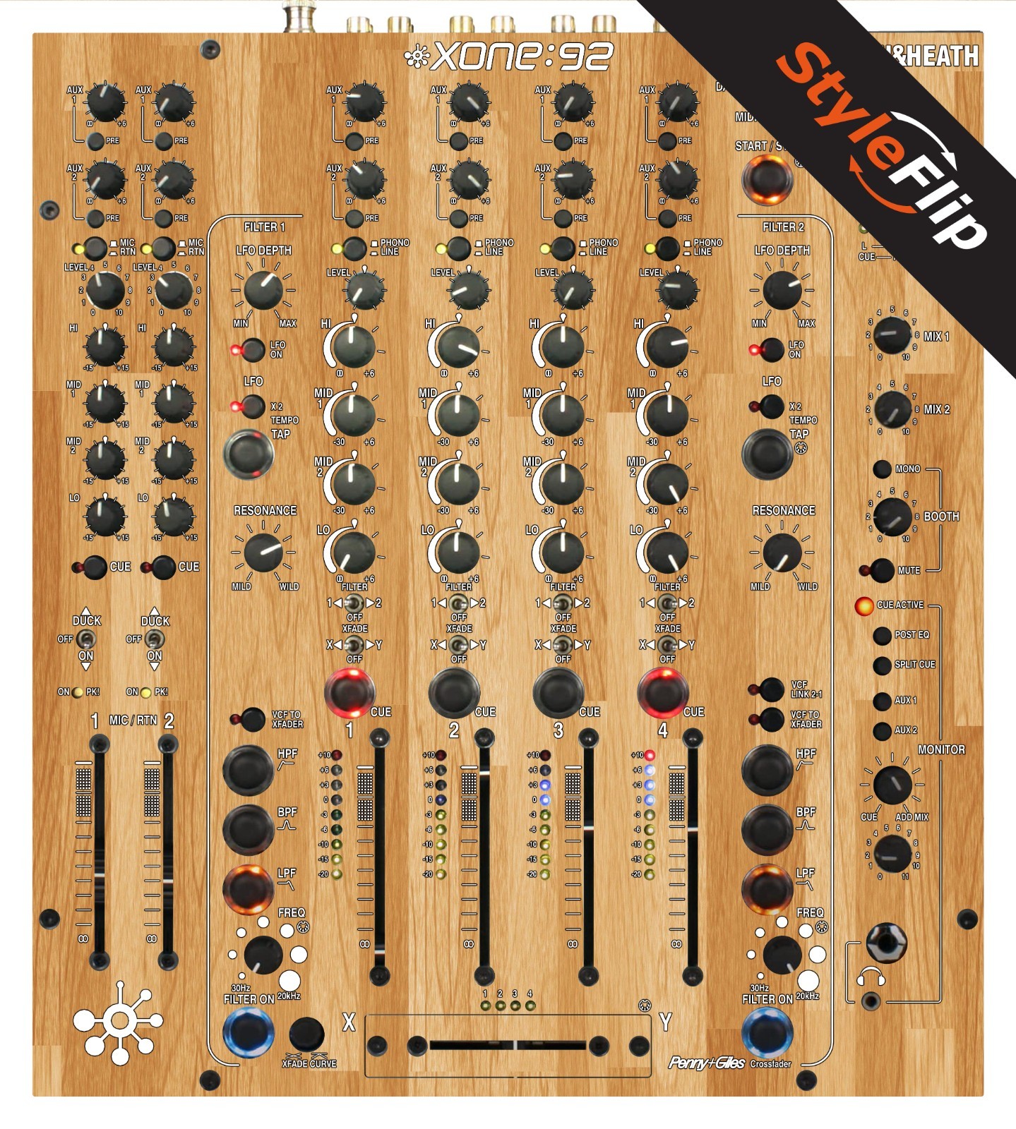 Allen & Heath XONE 92 Skin | Wood 5 | Protective Decal | StyleFlip Skins