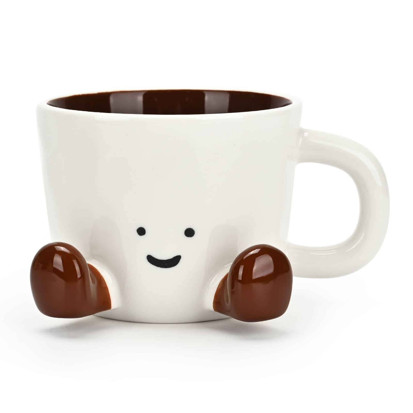 EWCEFIC Coffee Mugs,Cute funny Mug For Women, 12.9 Ounces, Chocolate