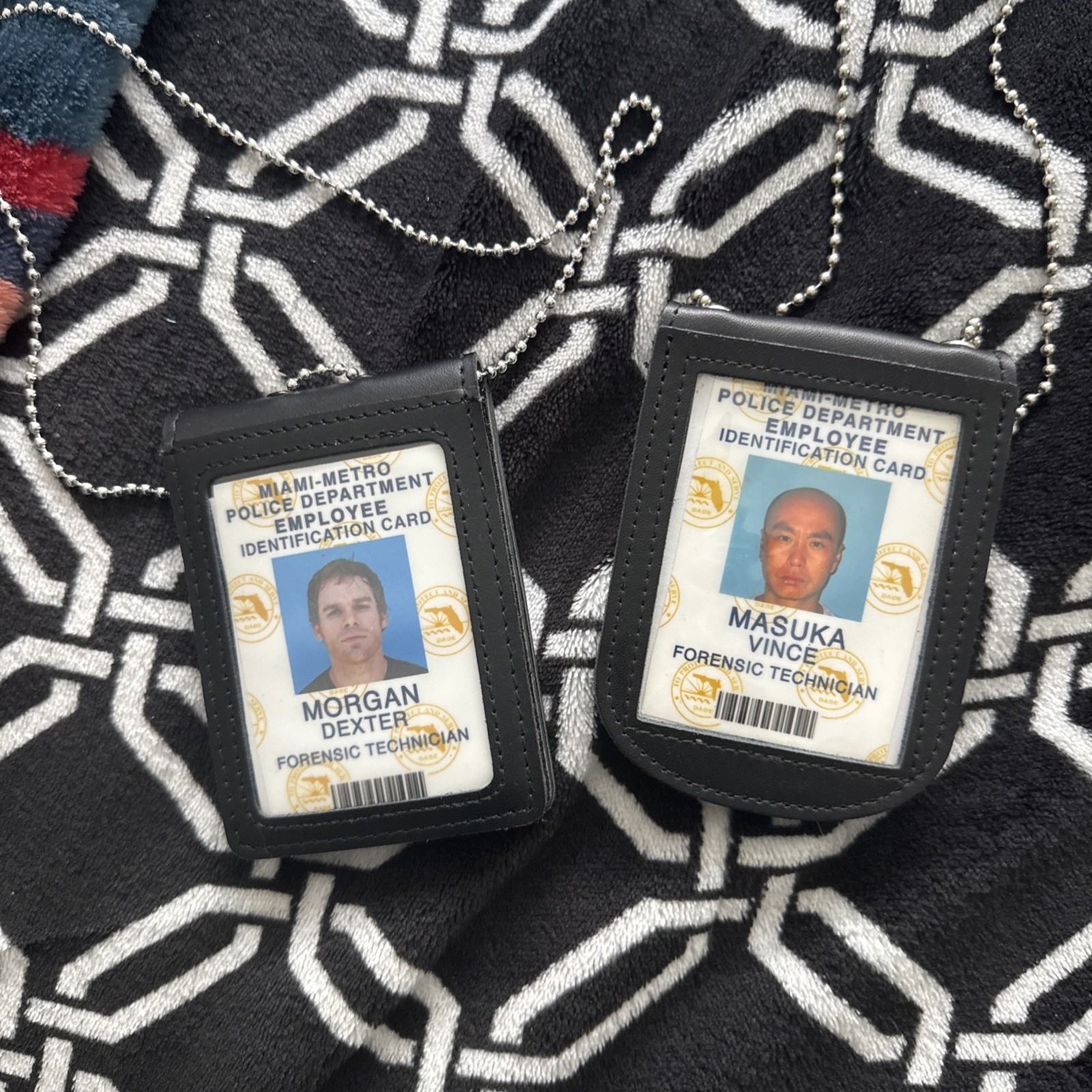 Fan Made Dexter Morgan Prop IDs Custom Masuka Micheal C Hall