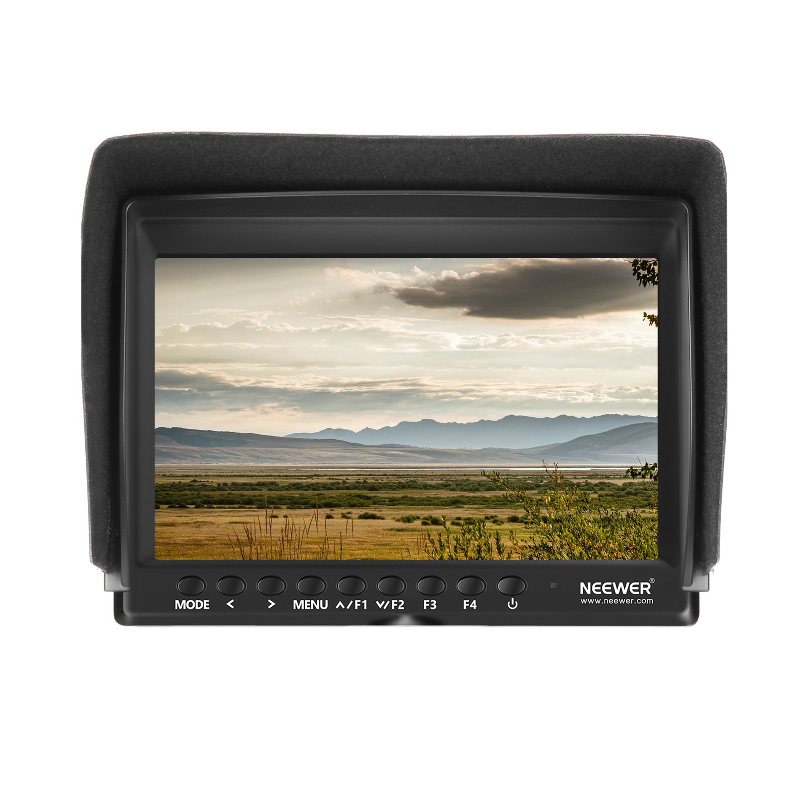 NEEWER F100D 7" HD Monitor w/Sunshade, HDMI 1080p for DSLR