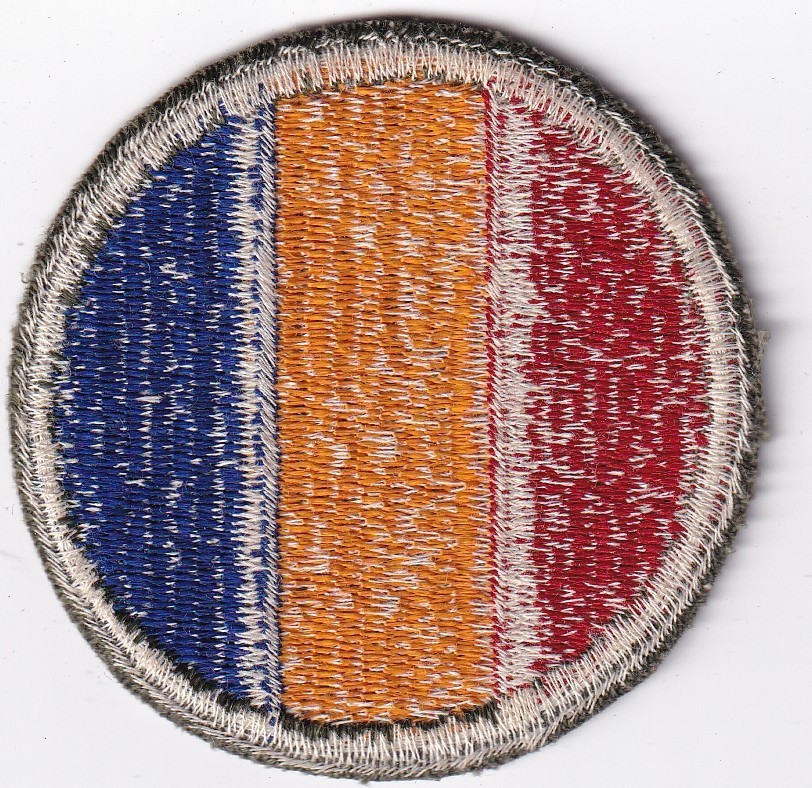 Replacement and School Command patch unissued US Army real WWII make