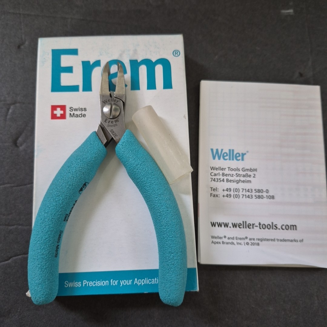 Weller  582E Miniture Angled Tip 20 AWG Full Flush Cut Cutter