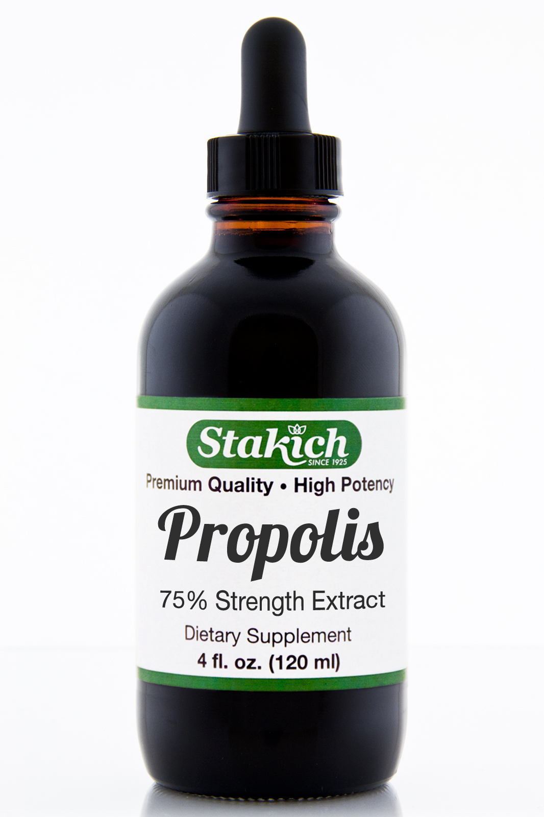 4 oz Propolis Extract 75% Tincture 100% Pure Natural Gluten Free Bee Raw Liquid