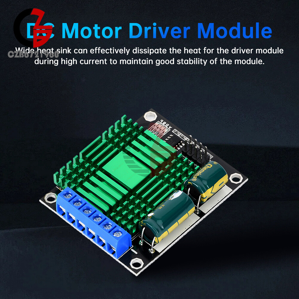 9V-30V 60A Dual PWM DC Motor Driver Module High Power H-Bridge Speed Controller