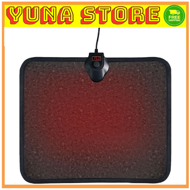 Upgraded Foot Warmer Under Desk Heater, Heated Floor Mat, Fast Heat, 8 Temp L...