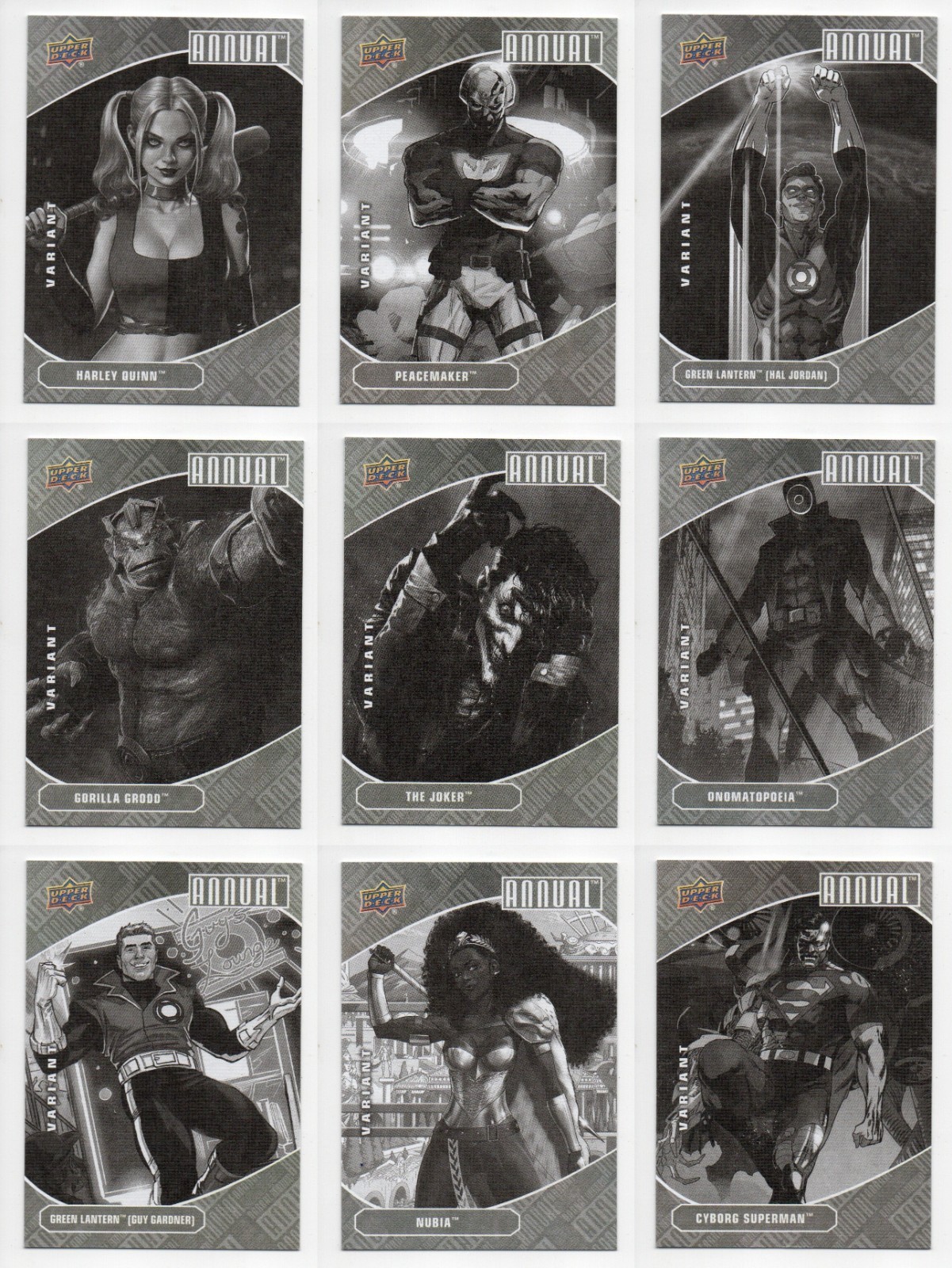 2023-24 Upper Deck DC Annual Variant Cover Choose your Card/s