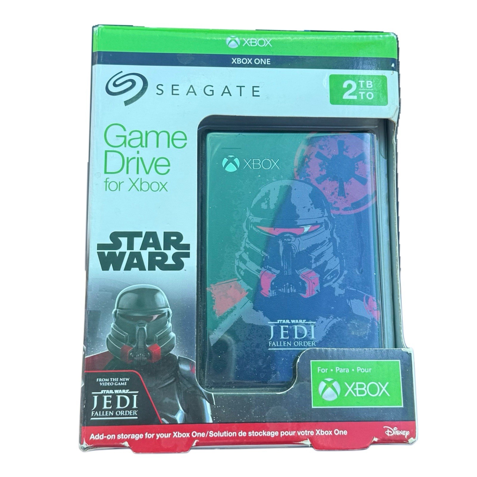 Seagate 2TB HDD Game Drive for XBOX [ Star Wars Jedi Fallen Order ] NEW