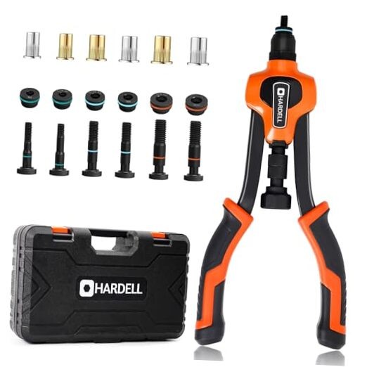 Rivet Nut Tool Kit, 14" Rivnut Tool Kit with 80PCS Rivet 14" Rivet Nut Tool