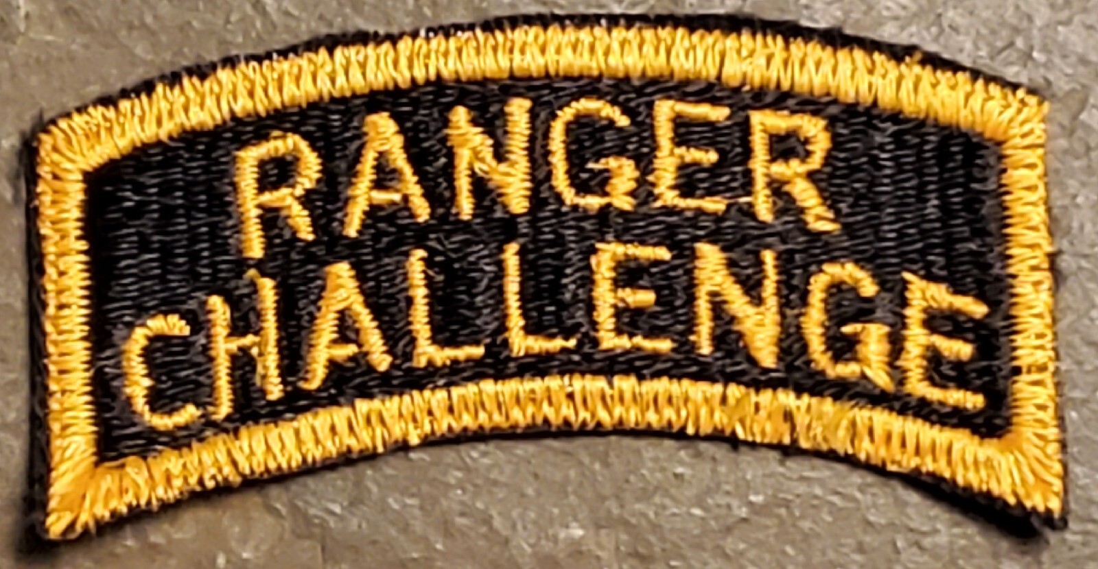 Ranger Challenge Patch Tab Cut Rocker ROTC Army DRESS Uniform COLOR VTG ORIGINAL